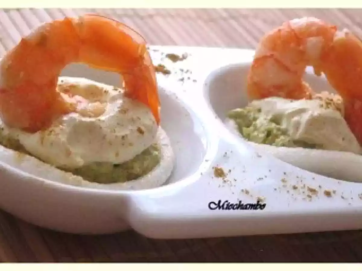 CREVETTES A LA MOUSSE DE COURGETTES, CHANTILLY AU CURRY - photo 4