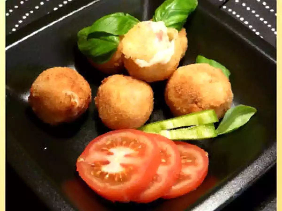 Crochettas ossau Iraty et jambon de parme! Quand l' Espagne fond dans la bouche!!