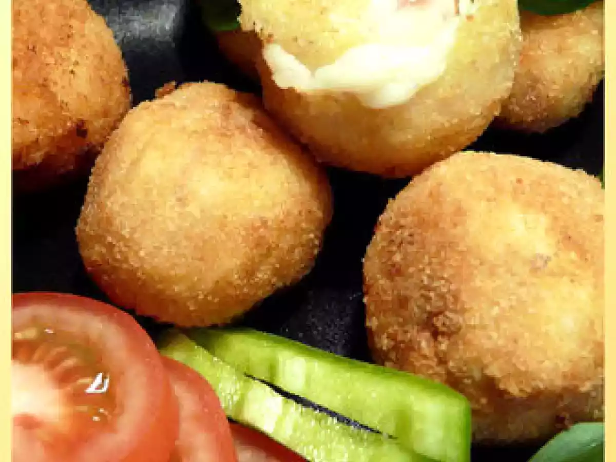 Crochettas ossau Iraty et jambon de parme! Quand l' Espagne fond dans la bouche!! - photo 2