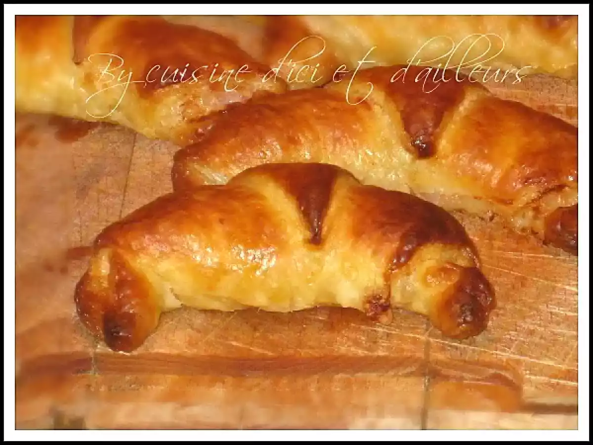 Croissants aux lardons fumés et emmental - photo 3
