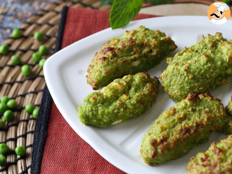 Croquettes de petits pois et feta au Air Fryer - photo 2