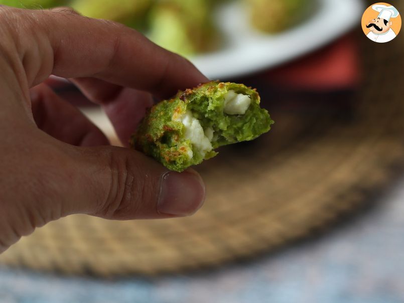 Croquettes de petits pois et feta au Air Fryer - photo 6