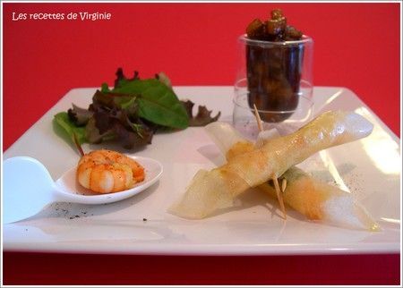 Chips de crevettes au chutney de mangue - Recettes de cuisine Ôdélices