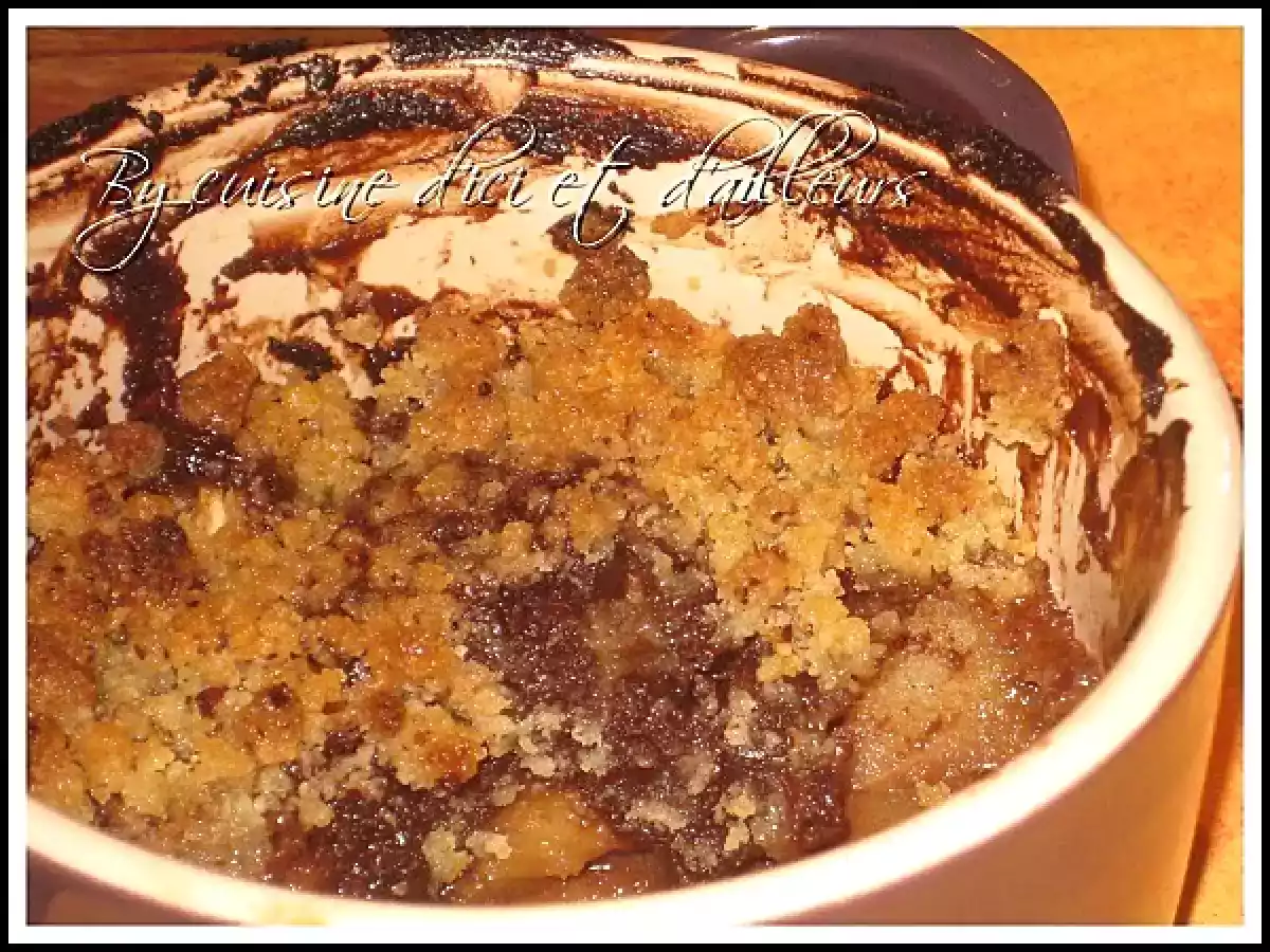 Crumble aux pommes au chocolat & mascarpone - photo 3