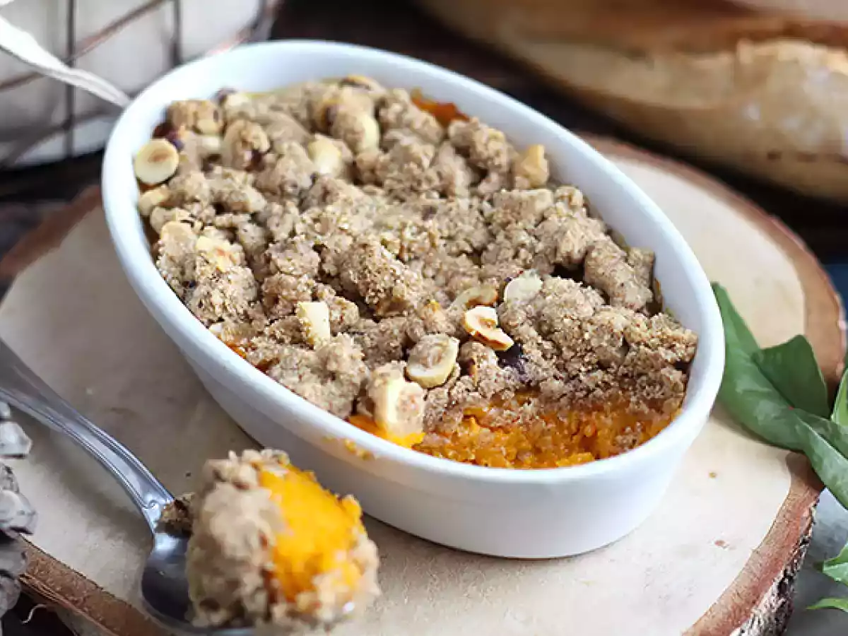 Crumble de butternut aux noisettes - photo 2
