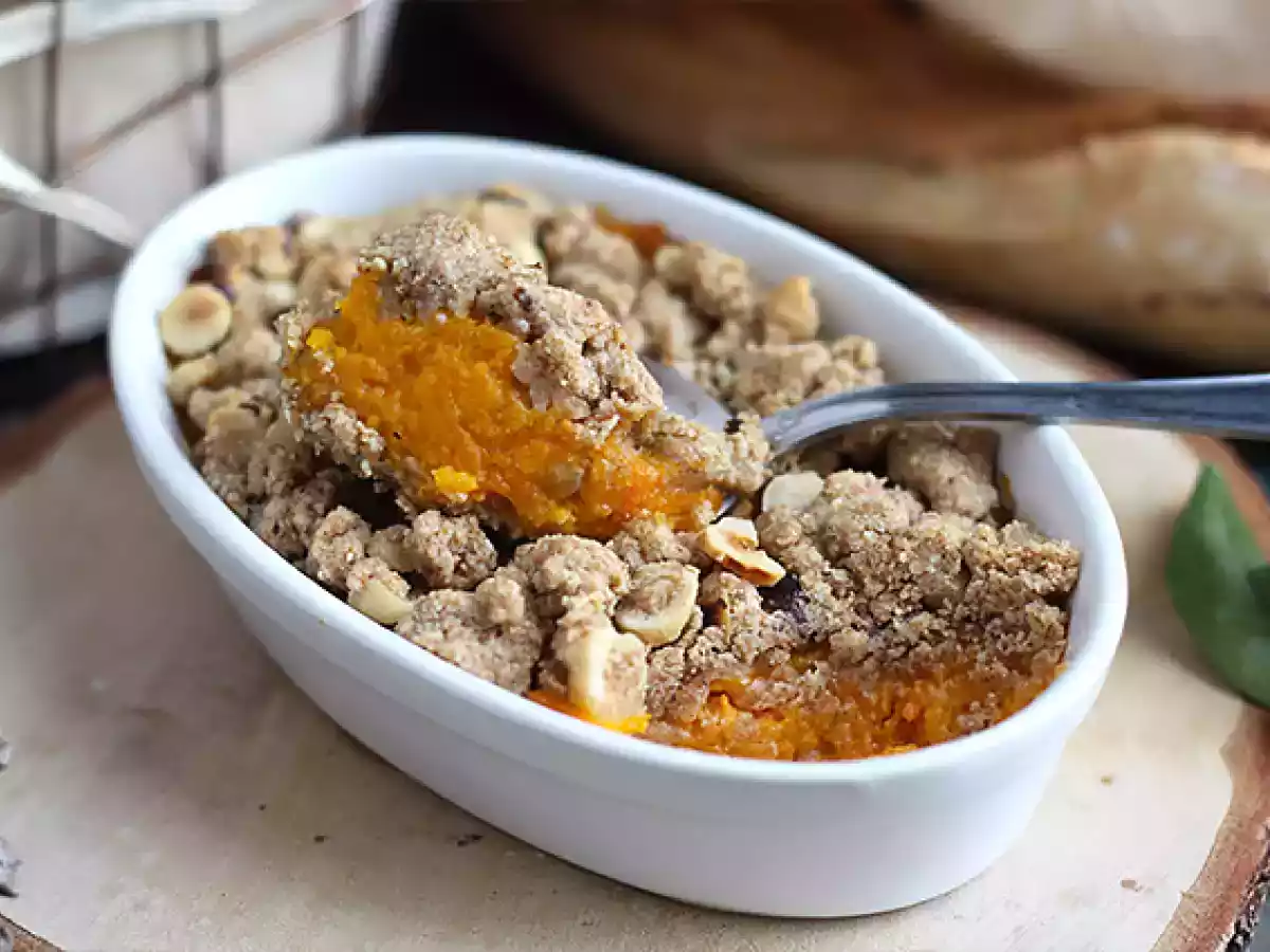 Crumble de butternut aux noisettes - photo 4
