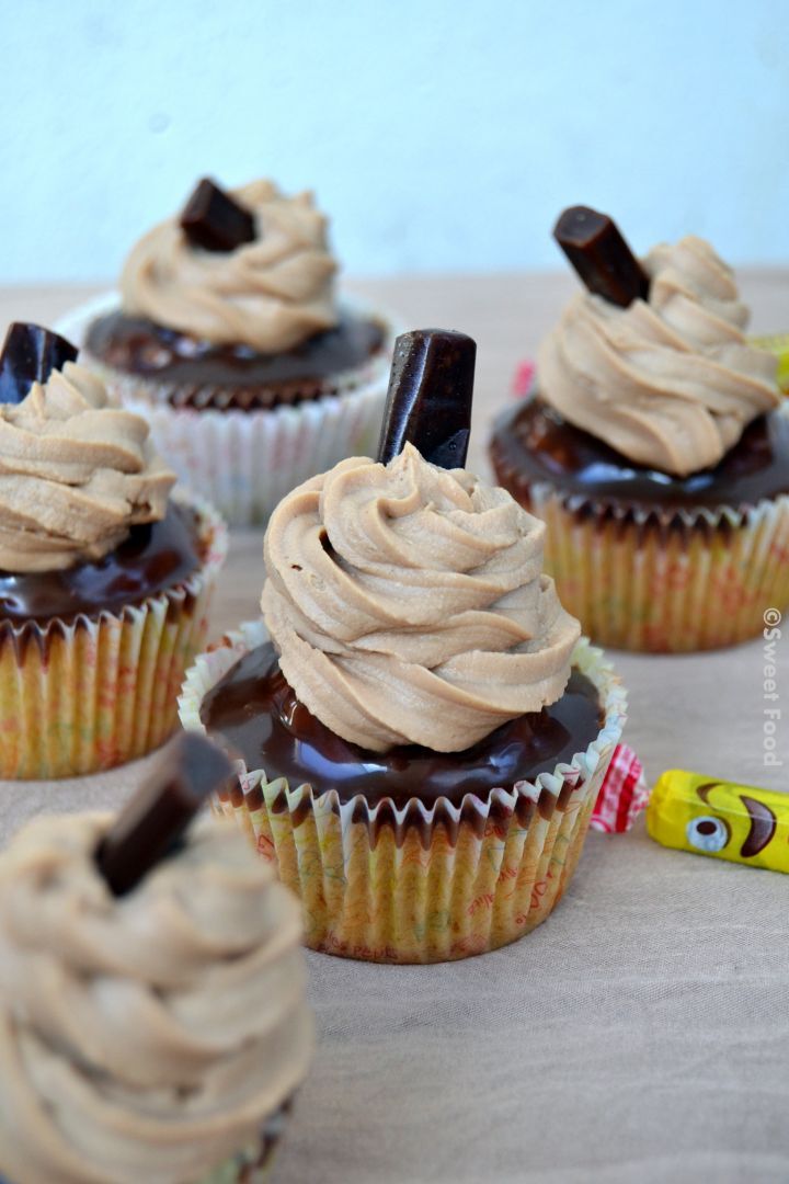 Cupcake carambar, Recette Ptitchef