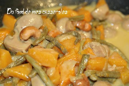 Curry De Butternut Et Haricots Verts - Recette Ptitchef