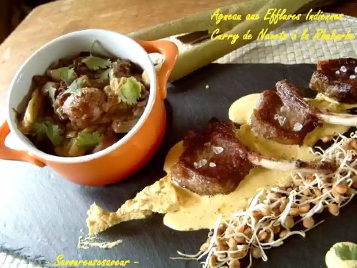 Curry de Navets à la Rhubarbe et Anardana