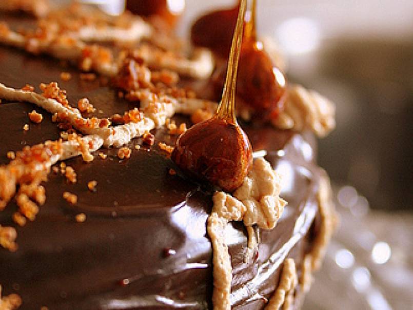 Daring Bakers Gateau Filbert Praline Recette Ptitchef