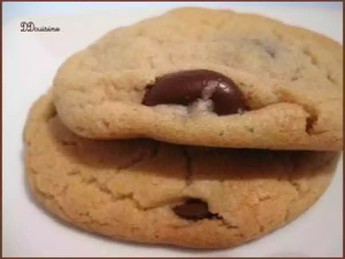 Des cookies américains aux pépites de chocolat à la farine complète . - photo 3