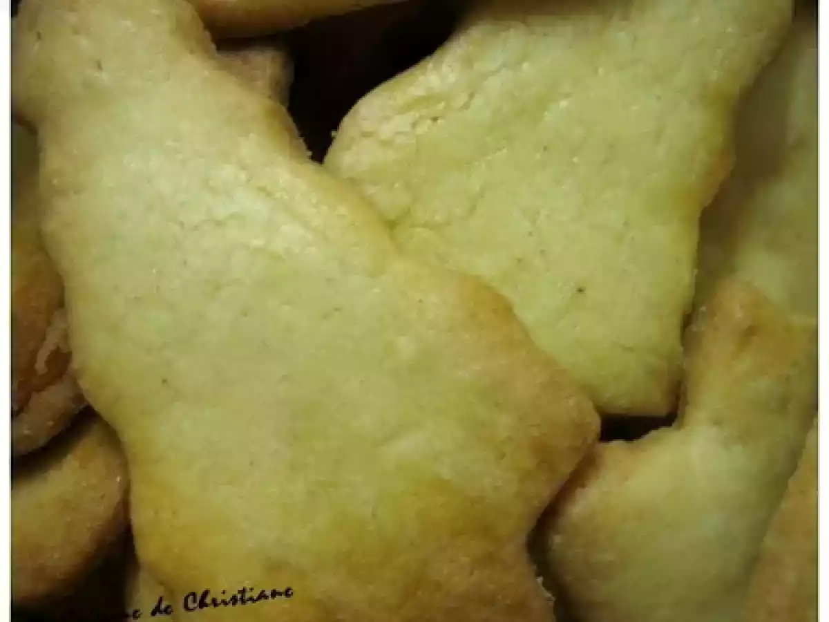 DES PETITS BISCUITS SABLES DE NOEL....