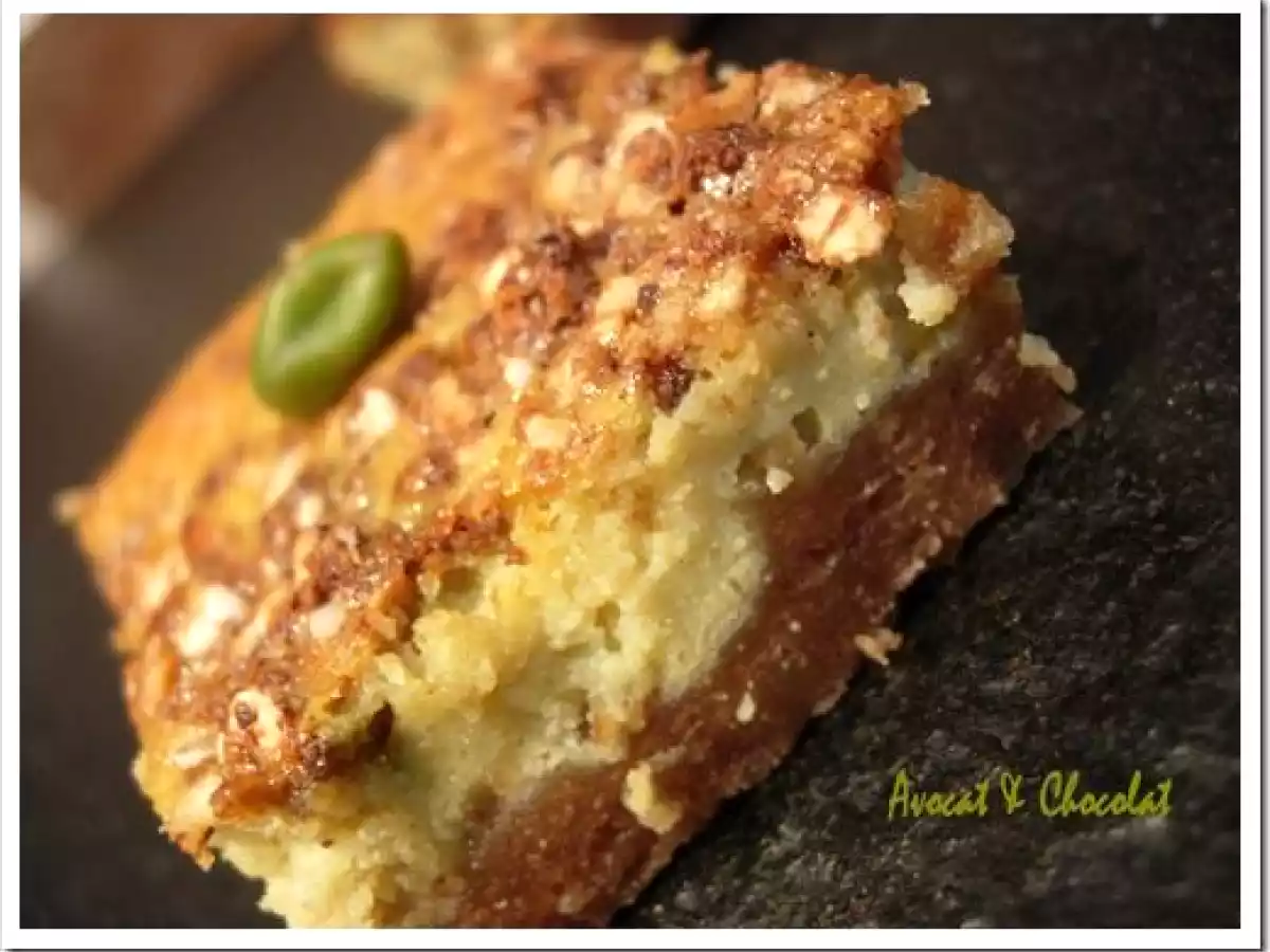 ** Divin ce cheesecake ricotta pistache & son pralin croustillant aux flocons d'avoine** - photo 3