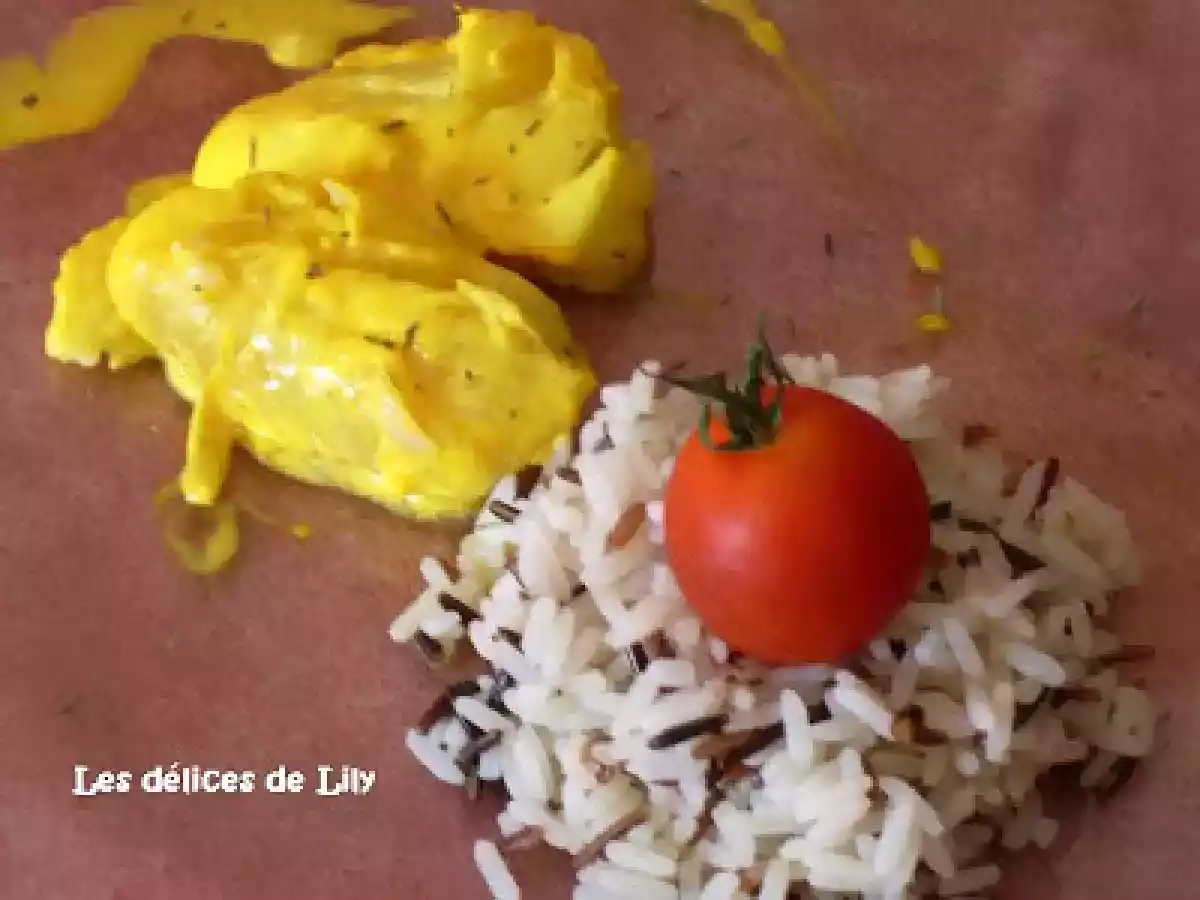 Dos de cabillaud sauce safran - photo 2