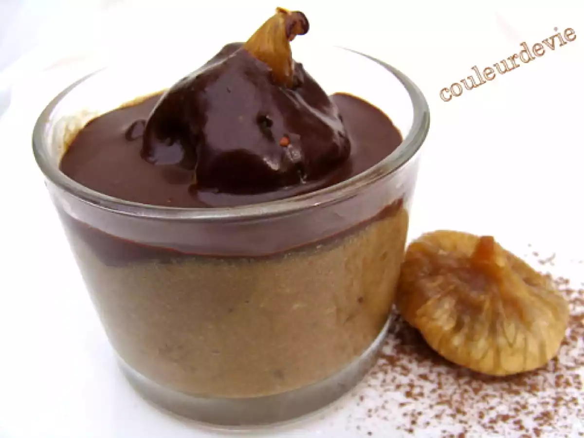 Duo de mousse café-figues et coulis de chocolat?.et un prix ! - photo 2