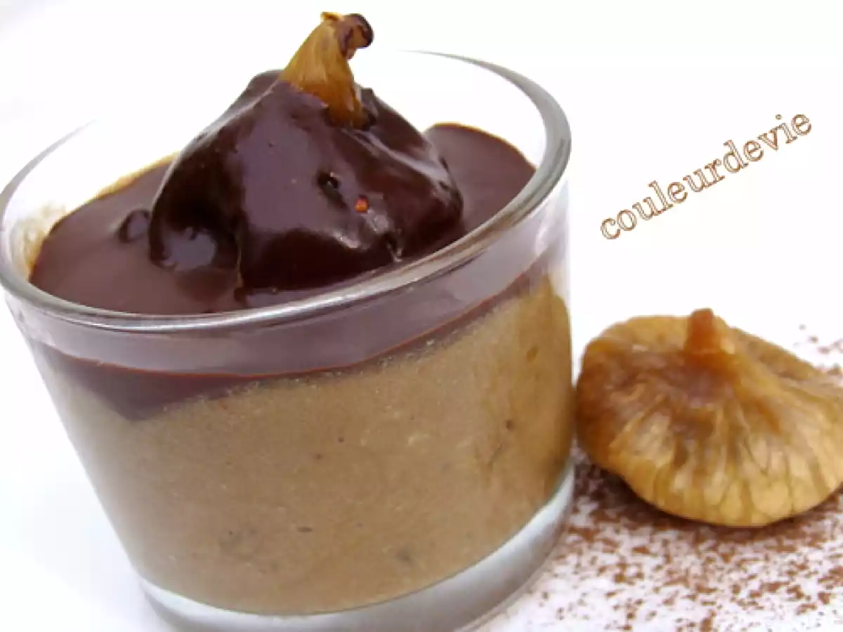 Duo de mousse café-figues et coulis de chocolat?.et un prix ! - photo 3