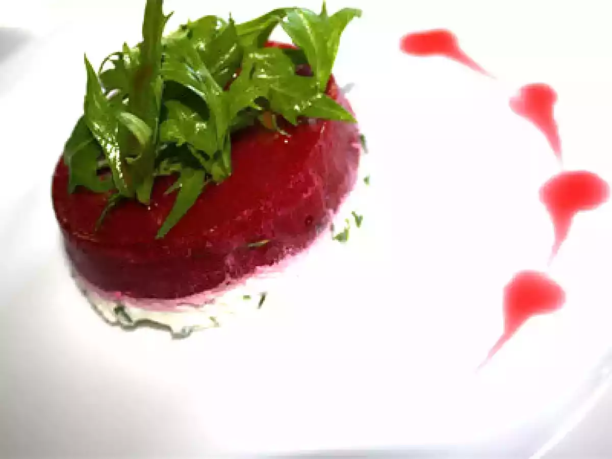 Entremet salé framboises chèvre - photo 2