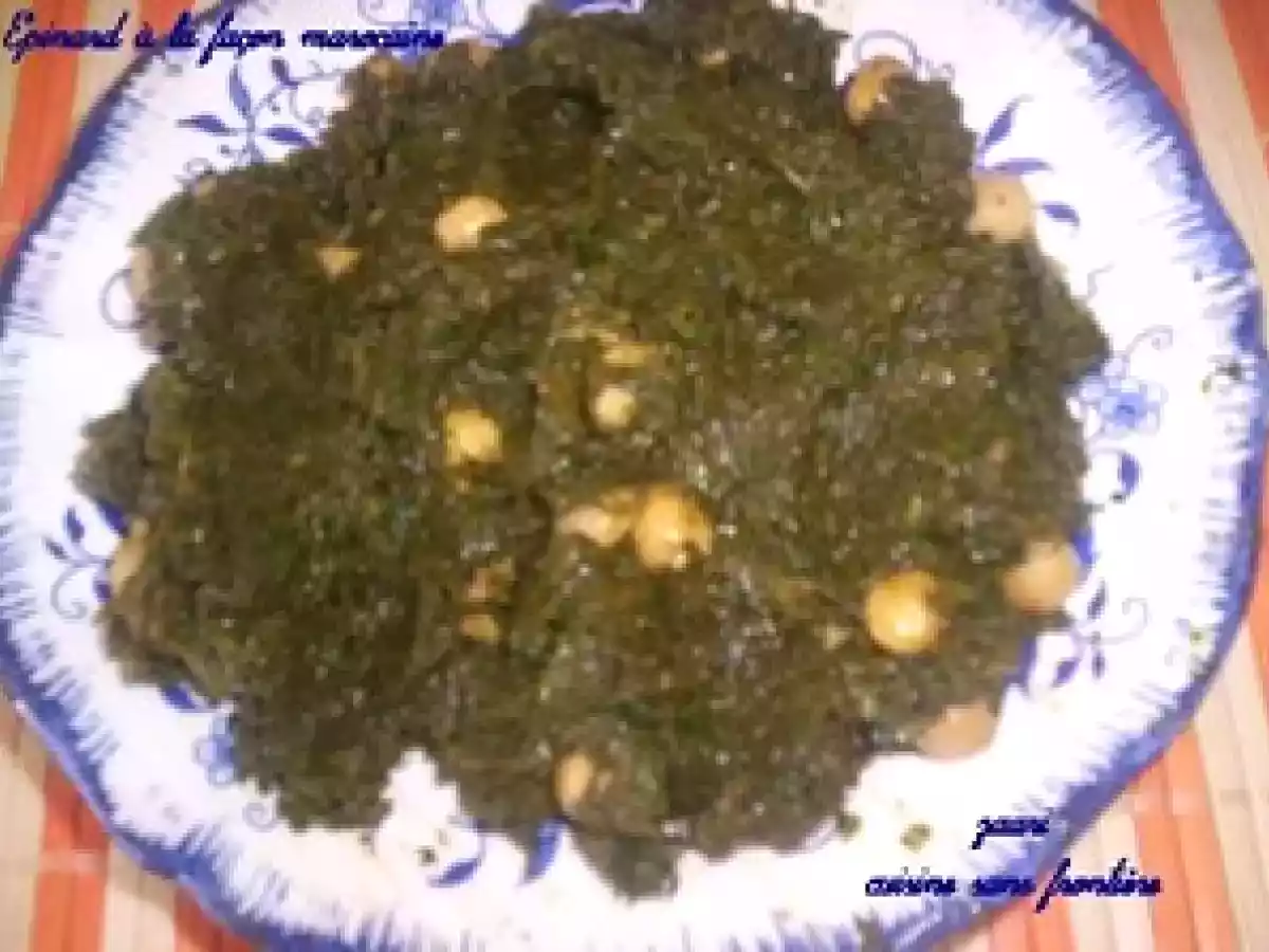 Epinard à la façon marocaine - photo 2