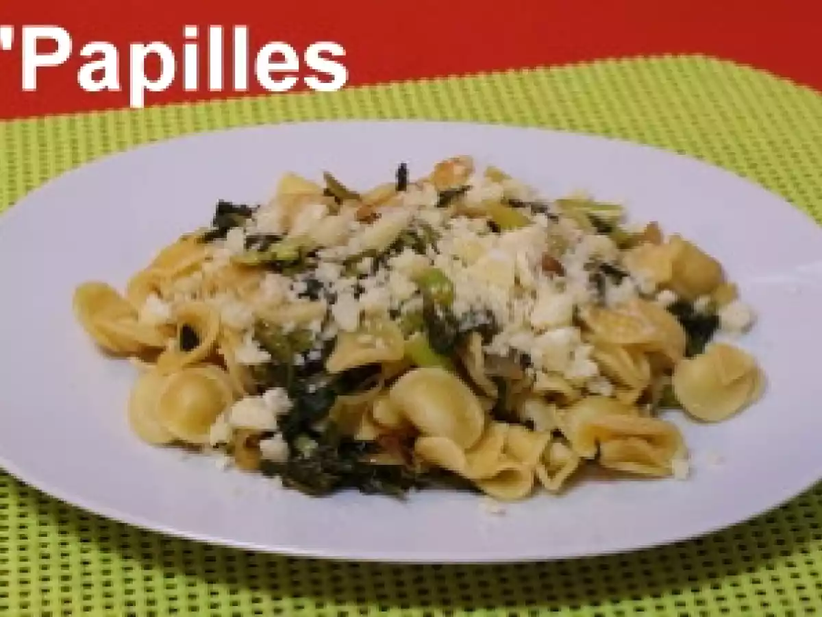 Fanes de navets et orecchiette