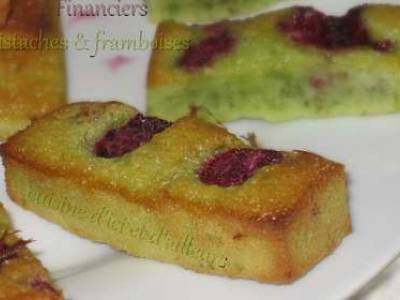 Financiers Aux Pistaches & Framboises, Recette Ptitchef