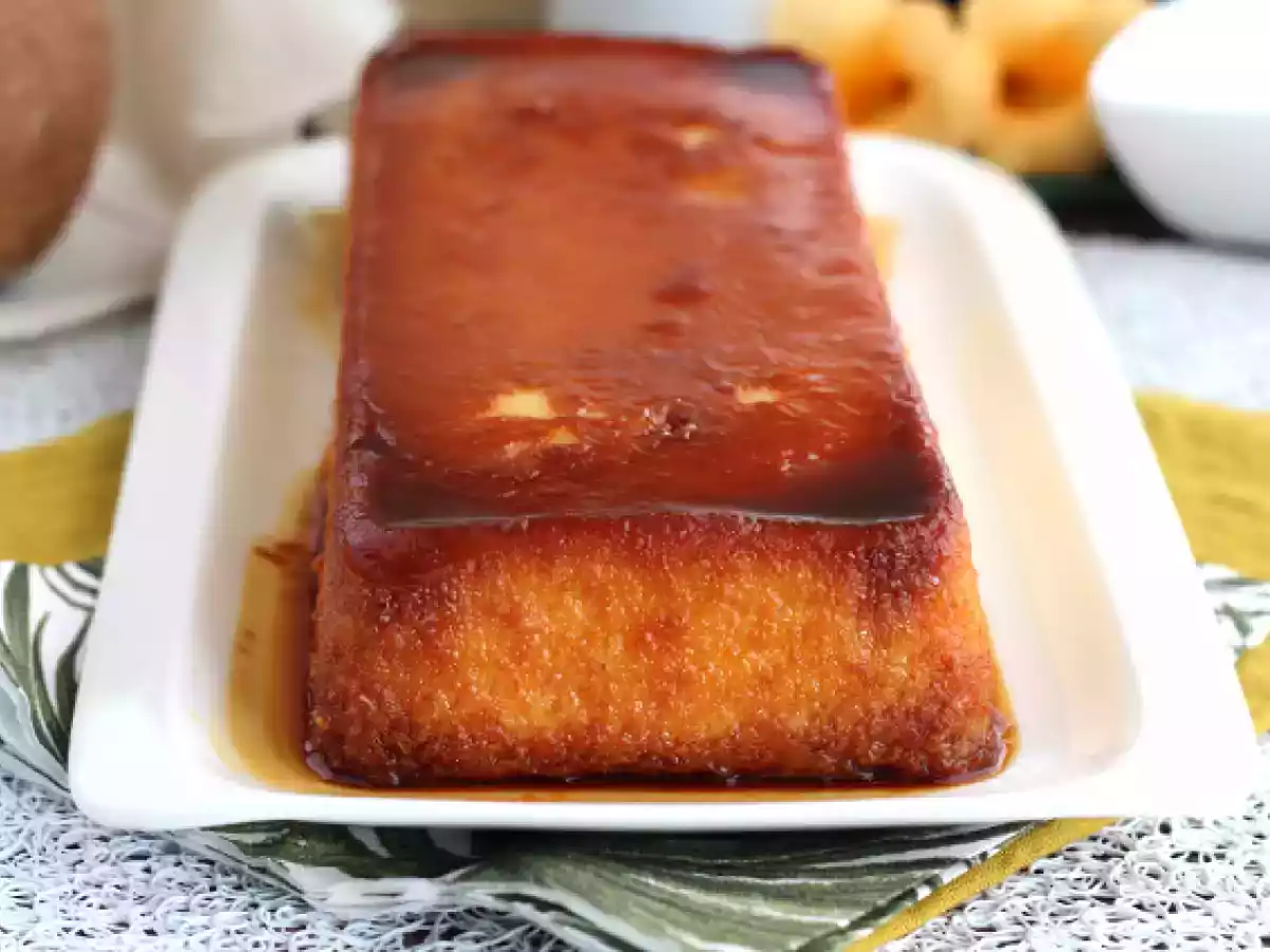 Flan à la noix de coco
