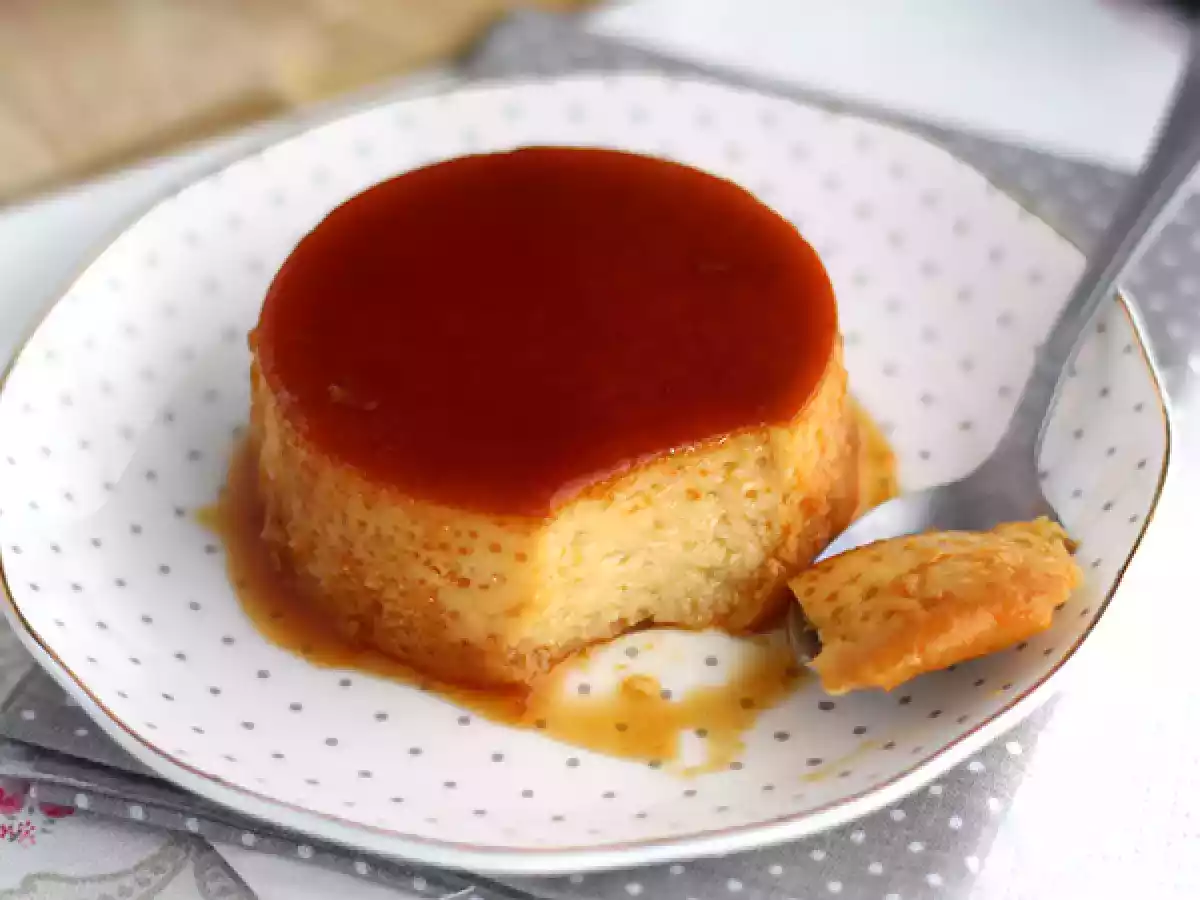 Flan au lait concentré