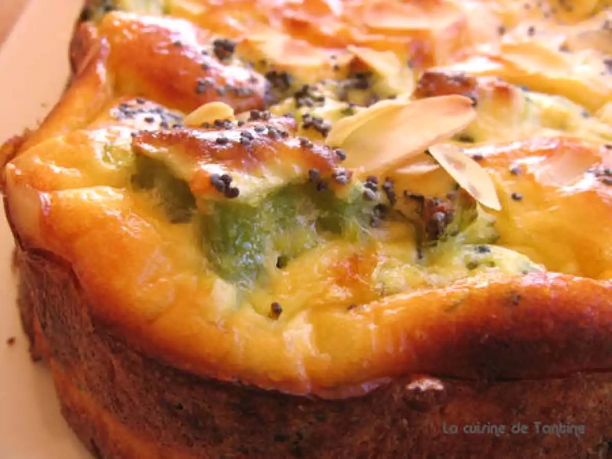 Flan de brocolis aux amandes - photo 2