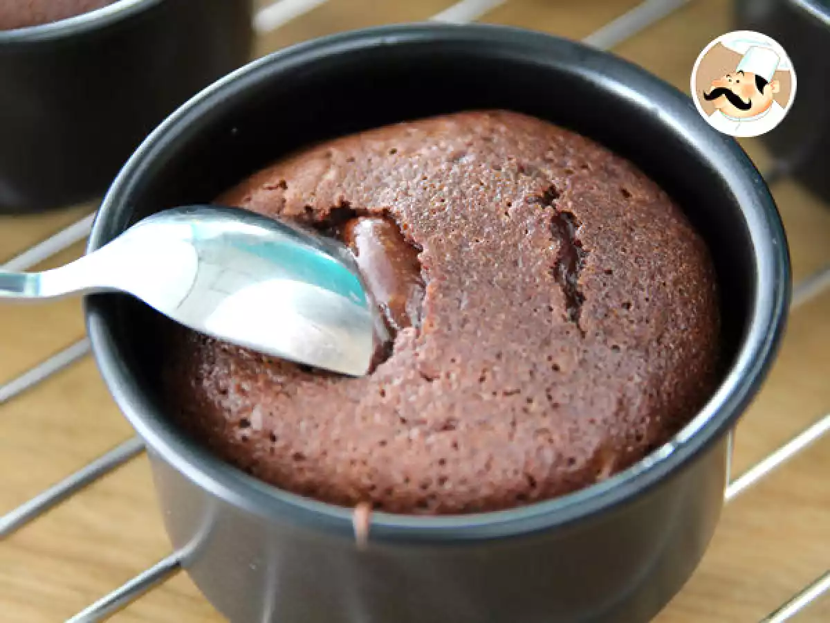 Fondant au chocolat et son coeur ultra coulant pas à pas - photo 3