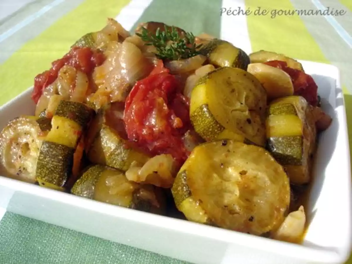 Fondue de courgettes au vinaigre de cidre - photo 3