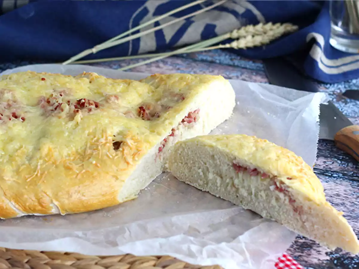 Fougasse aux lardons et aux oignons - photo 2