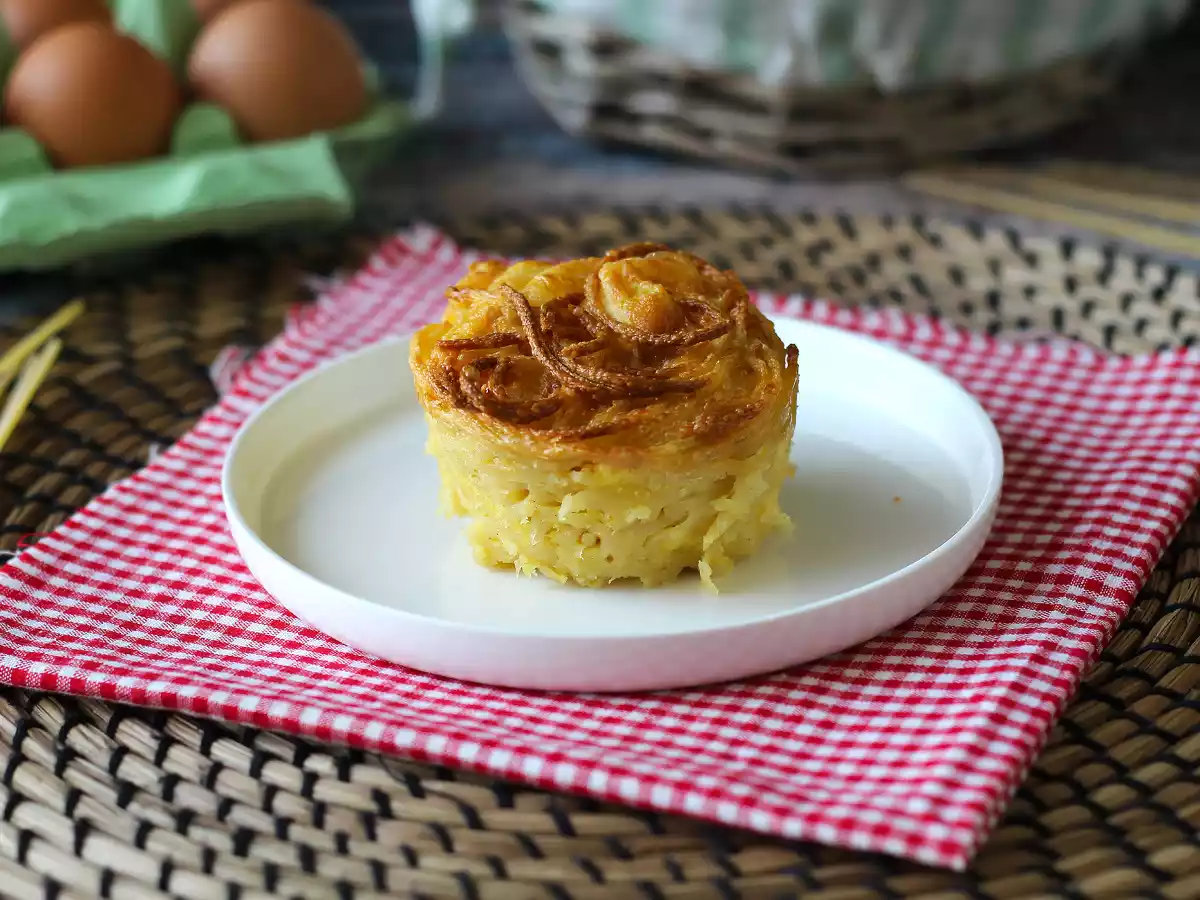Frittata de pâtes au Air Fryer - photo 2