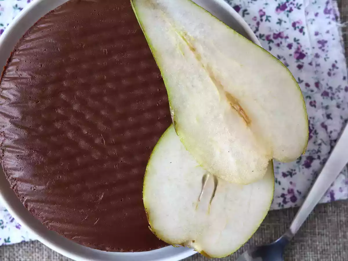 Fudge poire chocolat, le dessert super facile à faire avec seulement 2 ingrédients! - photo 2