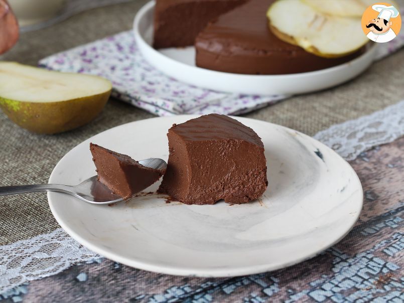 Fudge poire chocolat, le dessert super facile à faire avec seulement 2 ingrédients! - photo 3