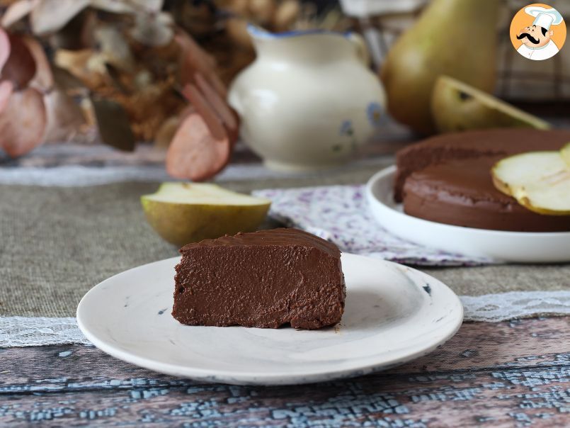 Fudge poire chocolat, le dessert super facile à faire avec seulement 2 ingrédients! - photo 5