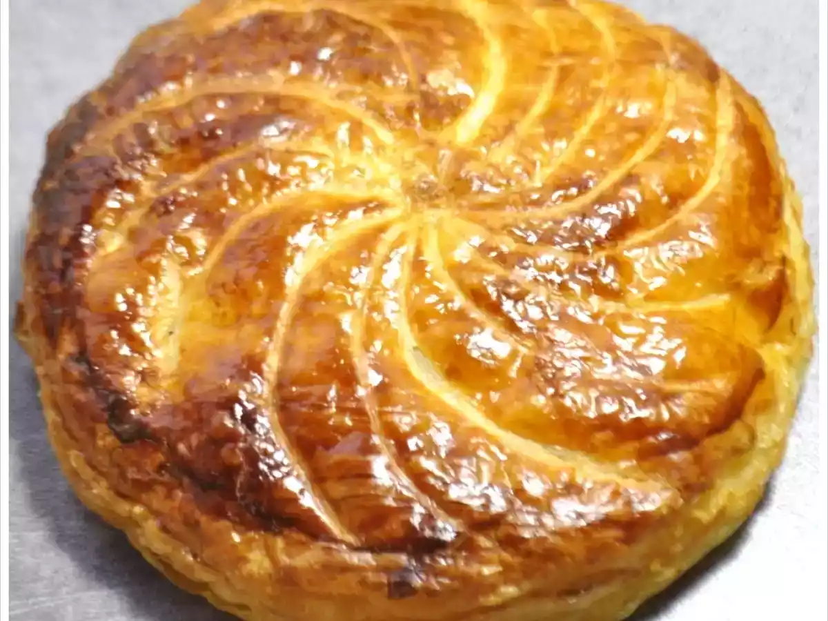 Galette des rois sans sucre ajouté aux edulcorant pour épiphanie