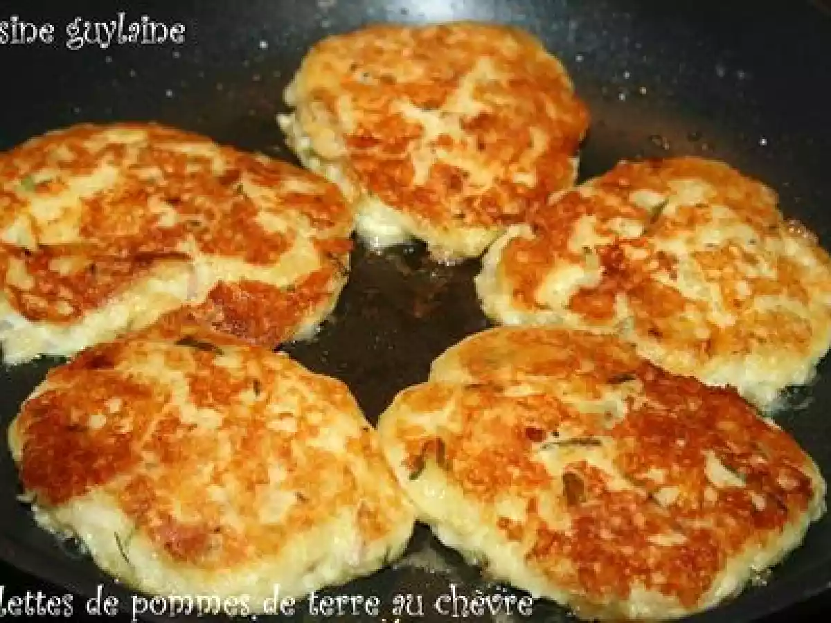 Galettes de pommes de terre au chèvre frais et à la ciboulette - photo 2