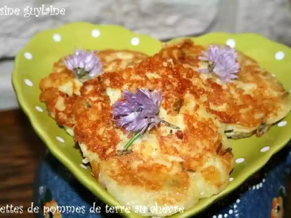 Galettes de pommes de terre au chèvre frais et à la ciboulette - photo 4