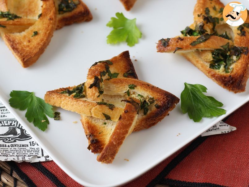 Garlic bread façon étoile avec du pain de mie - photo 5