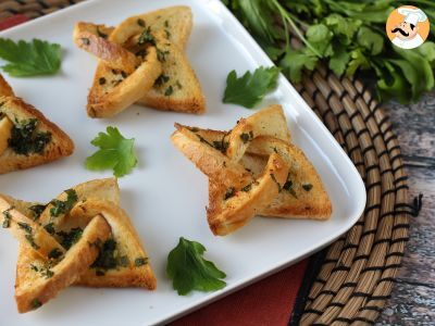 Garlic bread façon étoile avec du pain de mie - photo 4