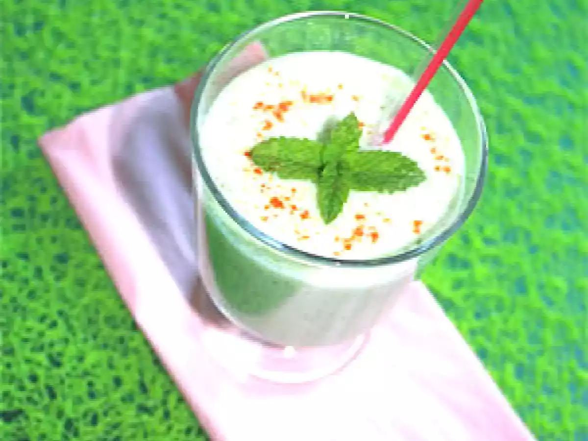 Gaspacho concombre menthe crème - photo 2