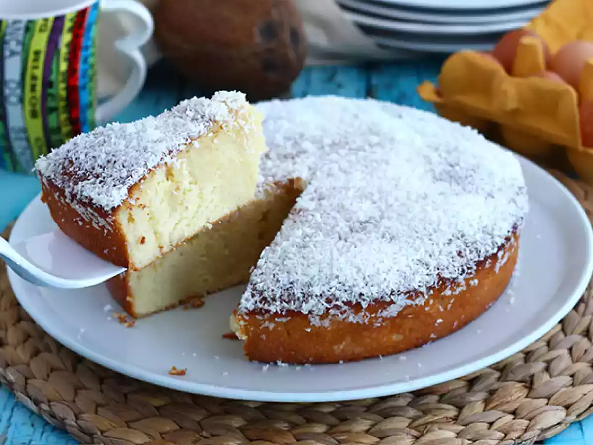 Gâteau à la noix de coco brésilien - Bolo toalha felpuda