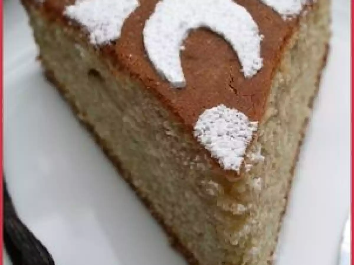 Gâteau à la vanille et à la crème fraîche - sans beurre