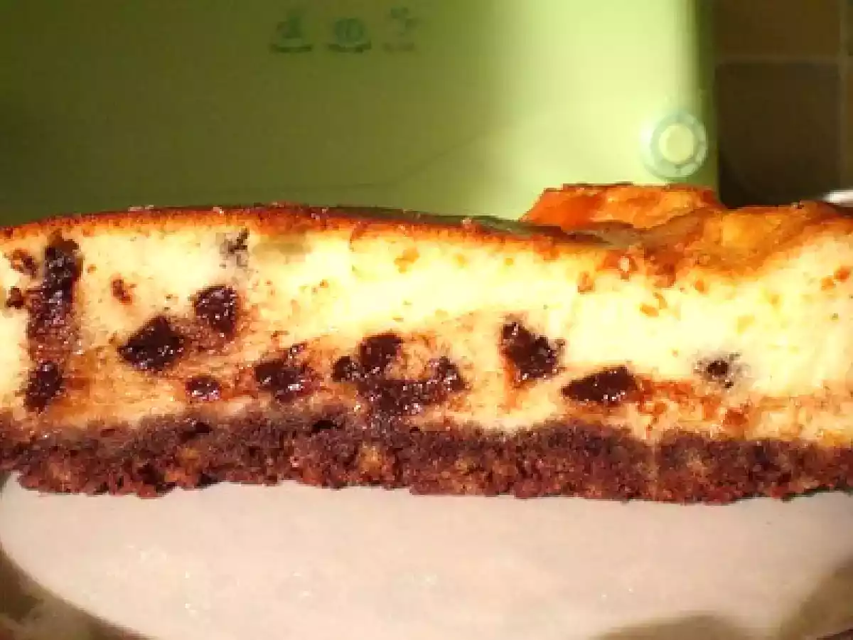 GATEAU AU FROMAGE BLANC AUX PEPITES DE CHOCOLAT - photo 3