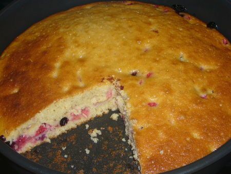 Gateau Aux Groseilles Et Au Cassis Recette Ptitchef