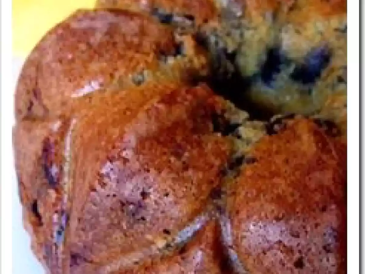 Gâteau aux myrtilles et crème amandine!!! - photo 5