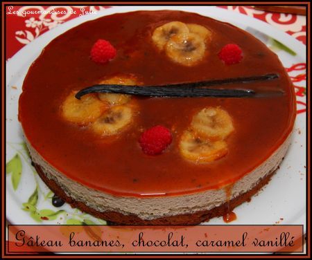 Gateau Banane Chocolat Caramel Vanille Recette Ptitchef