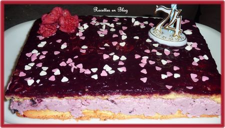 Gateau Bavarois Au Cassis Recette Ptitchef