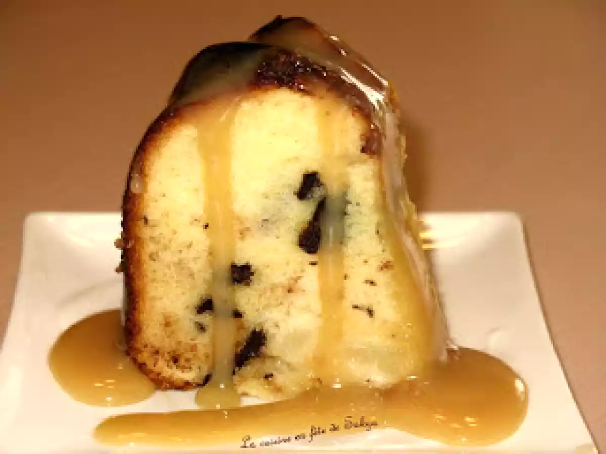 Gâteau Bundt à la Poire et au Chocolat avec Sauce au Caramel - photo 2