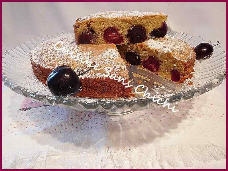 Gateau Cerises Amandes Et Cannelle Recette Ptitchef