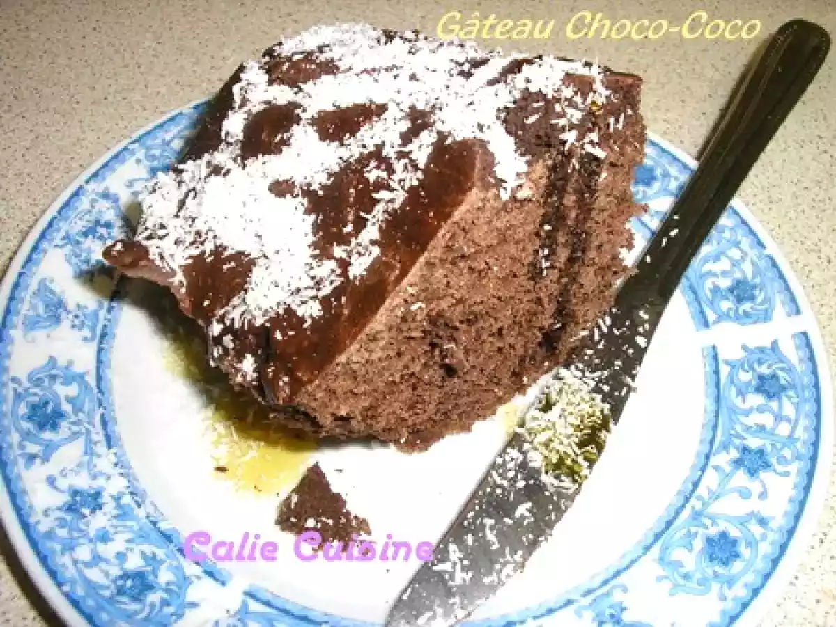 Gateau choco-coco léger !!
